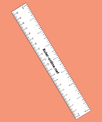 8 inch / 20cm ruler